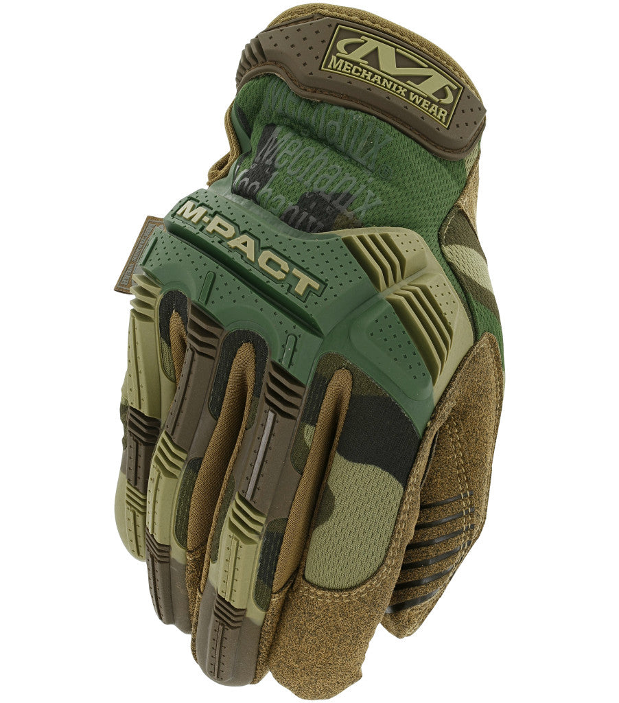 Gloves M-Pact covert reinforced woodland camo - Mechanix