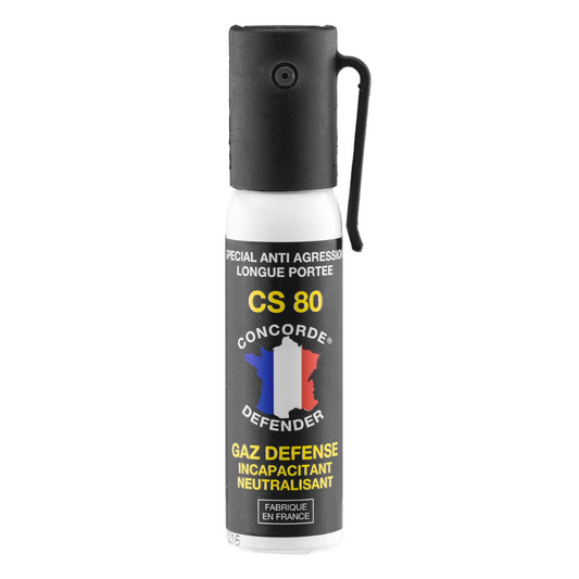 Aérosol Gaz CS 80 - 25 ml - Concorde-T.A DEFENSE