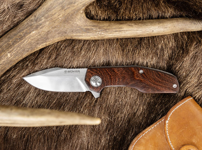 Couteau pliant Heroína Wood - Boker-T.A DEFENSE