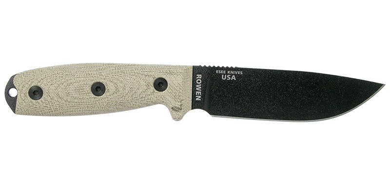 Couteau à lame fixe ESEE-4 Lame Noire - ESEE-T.A DEFENSE