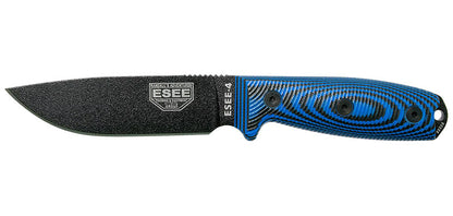 Couteau à lame fixe ESEE-4 Lame Noire - ESEE-T.A DEFENSE