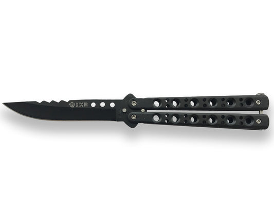 Couteau papillon Balisong Noir - Joker-T.A DEFENSE