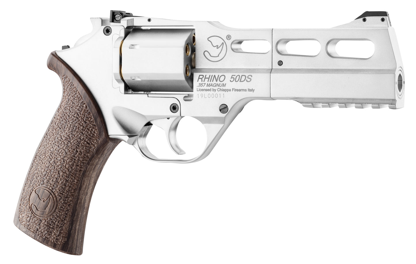 Revolver à air 50 DS 4.5mm Cal. 177 CO2 <3,5J Nickel - Chiappa RHINO-T.A DEFENSE