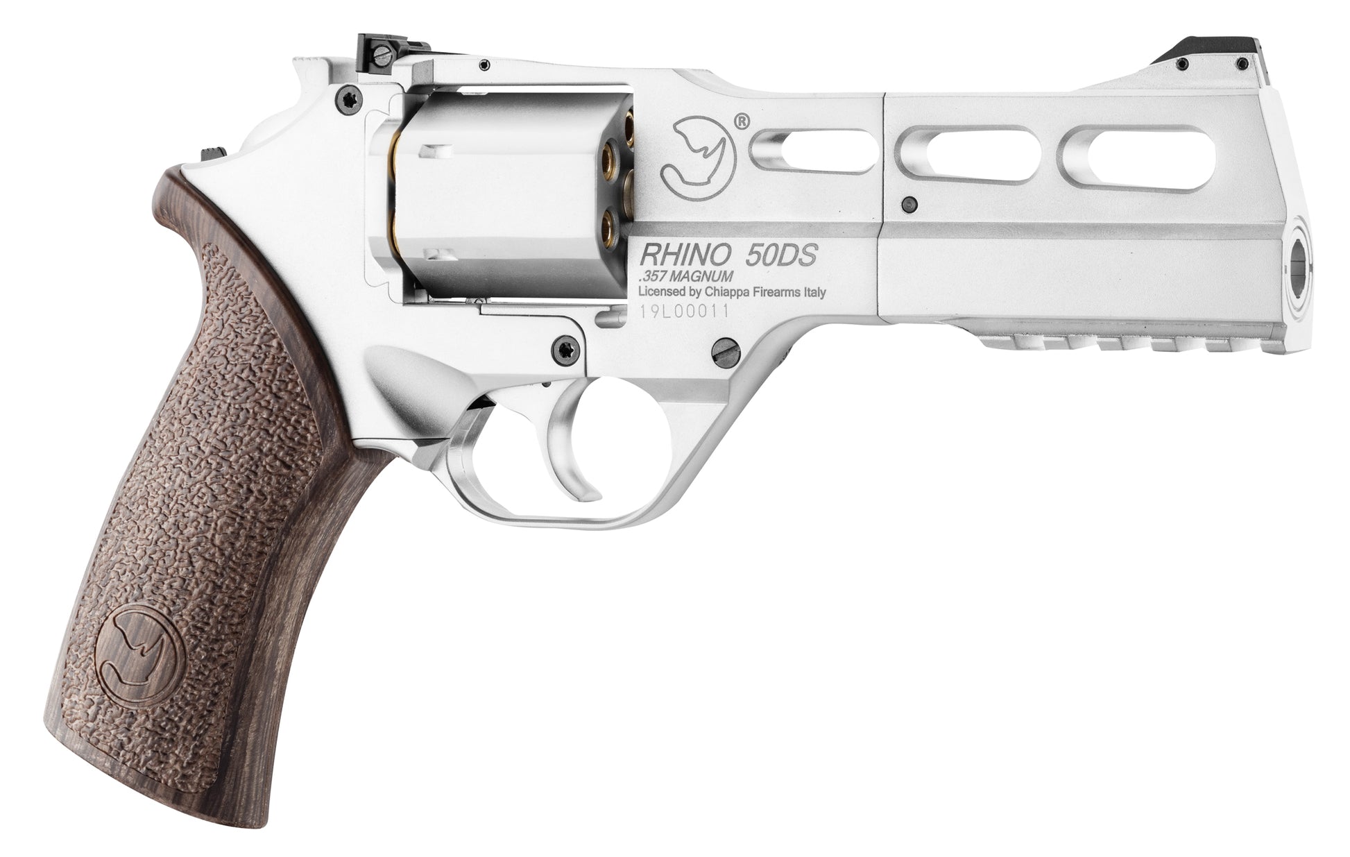 Revolver à air 50 DS 4.5mm Cal. 177 CO2 <3,5J Nickel - Chiappa RHINO-T.A DEFENSE