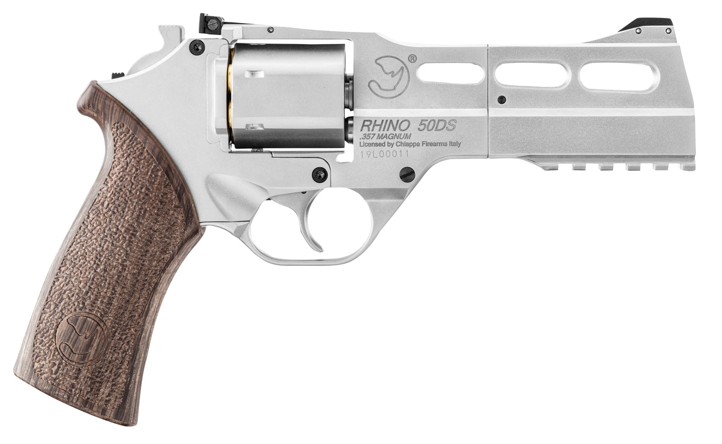 Revolver à air 50 DS 4.5mm Cal. 177 CO2 <3,5J Nickel - Chiappa RHINO-T.A DEFENSE