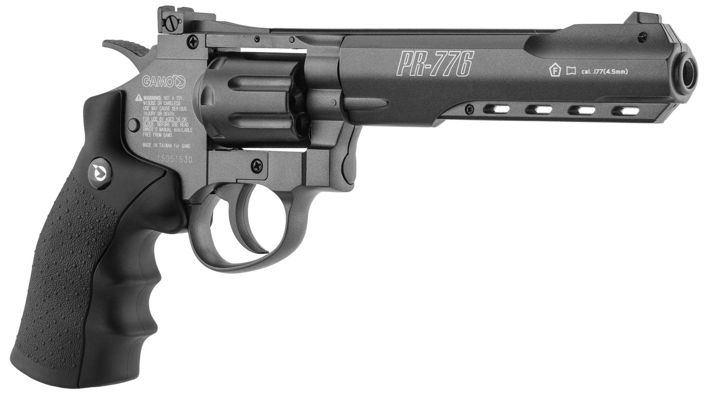 Revolver à air comprimé PR-776 3,98 joules cal. 4,5 mm - GAMO-T.A DEFENSE