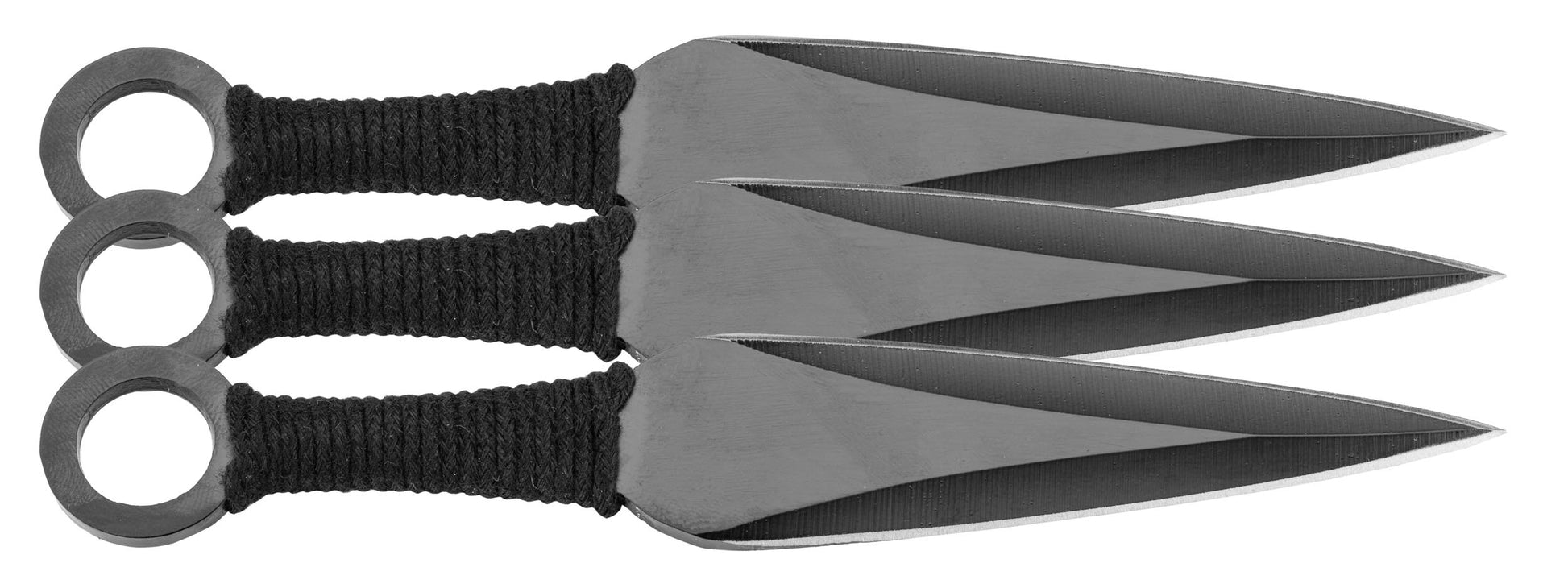 Lot de 3 Kunai de 15 cm Dark Ninja-T.A DEFENSE